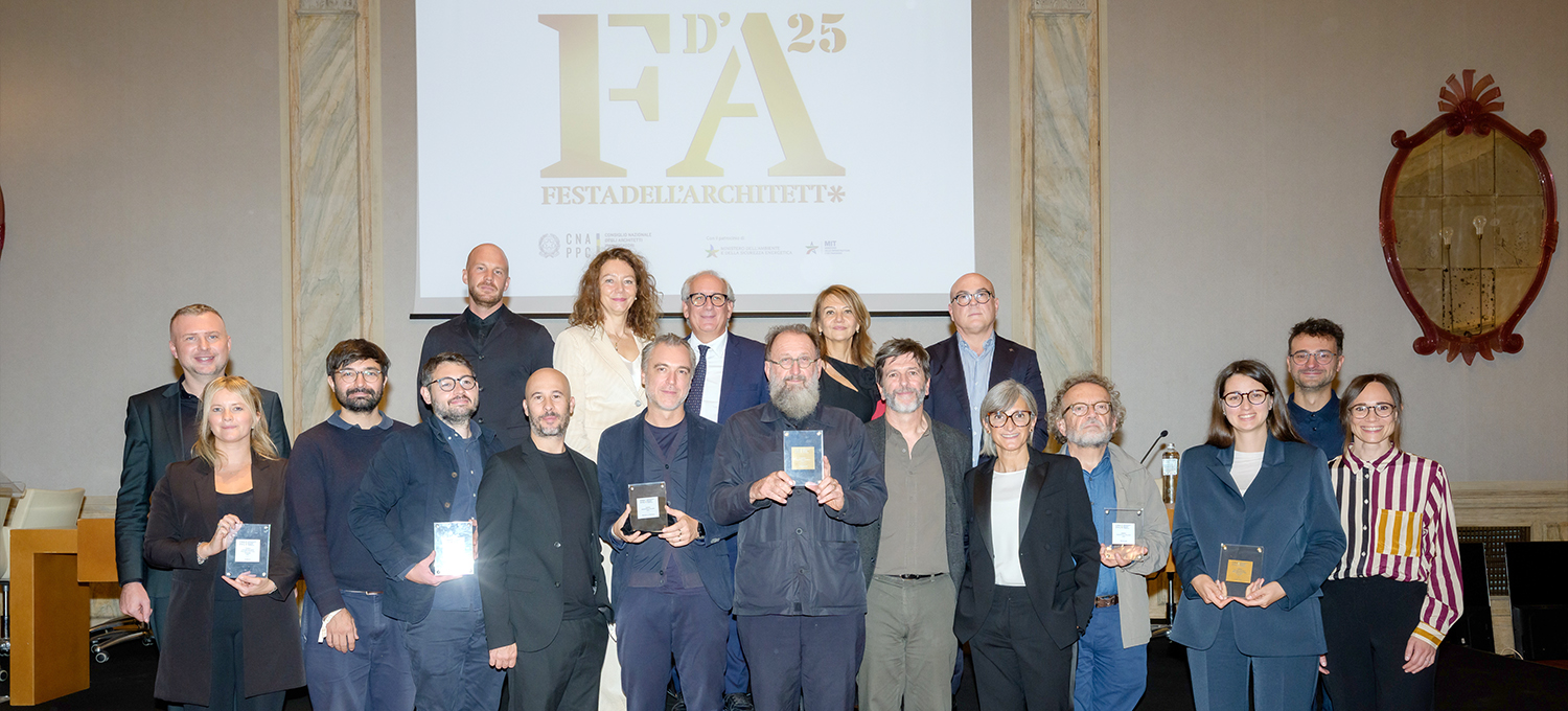 Premi: AMDL CIRCLE “Architetto italiano”, facchinelli daboit saviane “Giovane Talento dell’Architettura italiana” – l’edizione 2025